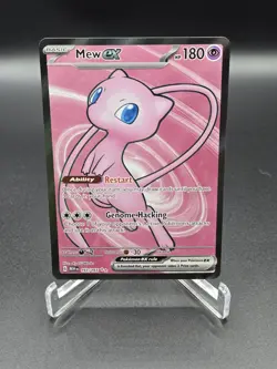 Mew EX 193/165 Scarlet & Violet 151 Full Art Ultra Rare Near Mint, Pokemon TCG - Image 1