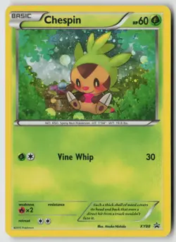 Chespin (Collector Chest) XY88 Holo Promo XY Promo Pokemon Moderately Played - Image 1