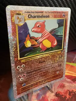 Pokemon Legendary Collection Reverse Holo Charmeleon 37/110 WOTC LP - Image 3