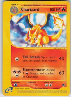 Pokemon TCG Charizard (39) Rare Expedition 039/165 - Image 1