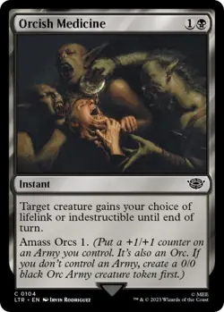 x4 NM (Playset) Orcish Medicine, MTG, Lord of the Rings, Magic, 104 - Image 1