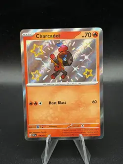 Charcadet - Pokemon Shiny Rare SV: Paldean Fates 114/091 NM GM3 - Image 1