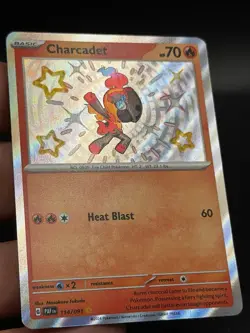 Charcadet - Pokemon Shiny Rare SV: Paldean Fates 114/091 NM GM3 - Image 2