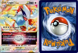 LUGIA VSTAR 139/195 HOLO VSTAR RARE SILVER TEMPEST POKEMON NM - Image 3