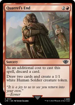 x4 NM (Playset) Quarrel's End, MTG, Lord of the Rings, Magic the Gathering, 141 - Image 1