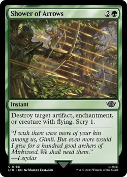 x4 NM (Playset) Shower of Arrows, MTG, Lord of the Rings, Magic, 188 - Image 1