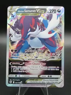 Hisuian Samurott VSTAR 102/189 Swsh10: Astral Radiance Holo - Pokemon - NM - Image 1