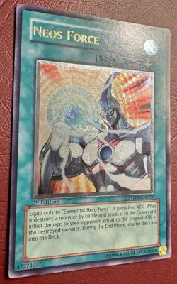 Neos Force STON-EN039 1st Edition Ultimate Rare GX Era Yu-Gi-Oh! LP - Image 1