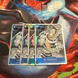 One Piece TCG - Mr.3(Galdino) OP16-056 SR Playset (x4) The Time of Battle - Image 1