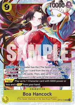 Boa Hancock OP14-112 SR The Azure Sea's Seven | NM/MT | One Piece TCG English - Image 1