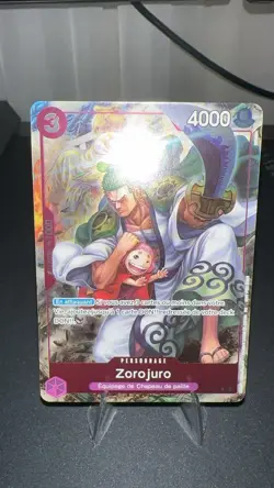 One Piece Zoro-Juurou OP05-067 RARE FRENCH PROMO 1st Anniversary - Image 1