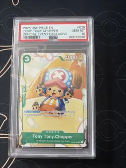 One Piece PSA 10 Tony Tony Chopper Official Event Exclusive Convention Promo 029 - Image 1