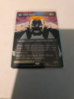 Foil In Hand Eddie Brock (233) Magic MTG Marvel's Spider-man Next Day Ship - Image 1