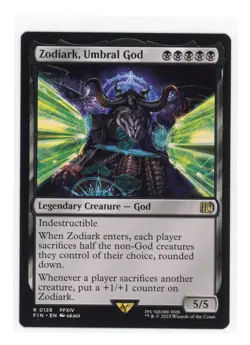 Zodiark, Umbral God R 0128 Regular Final Fantasy Magic the Gathering MTG Card NM - Image 1