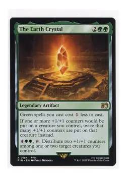The Earth Crystal R 0184 Regular Final Fantasy Magic the Gathering MTG Card NM - Image 1