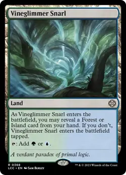 Vineglimmer Snarl Commander: The Lost Caverns of Ixalan MTG Magic - Image 1