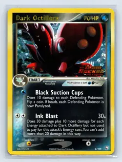 Dark Octillery 8/109 Pokemon TCG Team Rocket Returns Reverse Holo Near Mint - Image 1