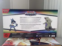 Pokemon TCG Prismatic Evolutions Lucario Ex + Tyranitar Ex Premium Collection - Image 2