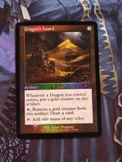 Dragon's Hoard - Retro Frame Foil - WPN & Gateway Promo - Image 1
