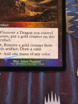 Dragon's Hoard - Retro Frame Foil - WPN & Gateway Promo - Image 2
