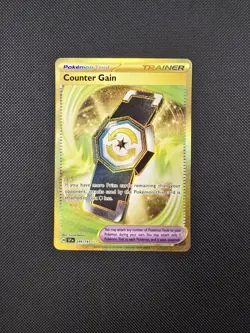The Pokemon Company Pokemon TCG Sv08 Counter Gain 249/191 Hyper Rare Holo ENG - Image 1