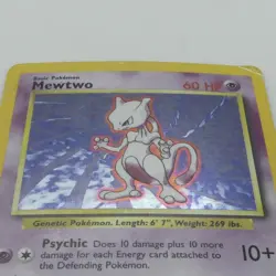 Mewtwo Base Set Holofoil Unlimited 10/102 Pokemon TCG - Image 3