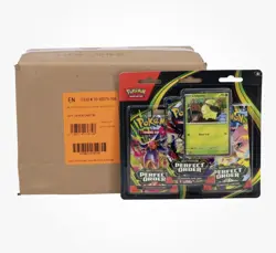 POKEMON TCG MEGA EVOLUTION PERFECT ORDER 3-PACK BLISTER CASE SEALED 24 CT -C - Image 1