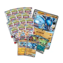 Pokemon TCG Prismatic Evolutions Lucario Ex + Tyranitar Ex Premium Collection - Image 3