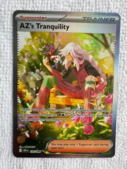 Pokemon Chaos Rising AZ's Tranquility SIR 120/086 NM English - Image 1