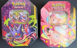 Pokemon Mega Moonlit Tin Mega Clefable & Gengar (Set of 2 Tins) Factory Sealed - Image 3