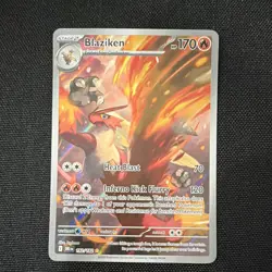 The Pokemon Company Blaziken 192/182 Destined Rivals Illus Rare Holo FA EN - Image 1