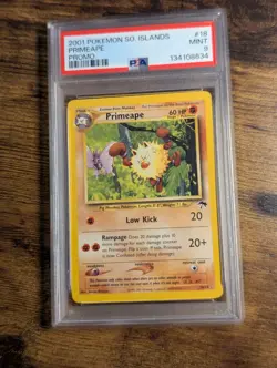 Pokemon WoTC 2001 🏝 Primeape 18/18 Southern Islands 🥊 💢 PSA 9 Mint ✨ - Image 2