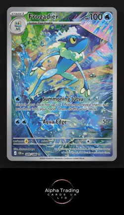 Frogadier 089/086 Holo Illustration Rare Chaos Rising Pokemon Near Mint - Image 1