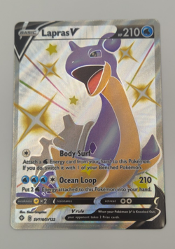 Lapras V SV110/SV122 Holo V Rare Shining Fates Shiny Vault Pokemon Near Mint - Image 1