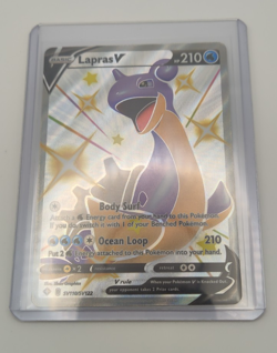 Lapras V SV110/SV122 Holo V Rare Shining Fates Shiny Vault Pokemon Near Mint - Image 3
