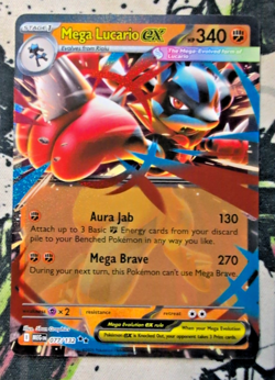 Mega Lucario Ex 077/132 Pokemon Mega Evolution - Image 1