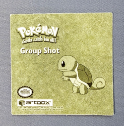 Squirtle Squad Group Shot R14 Gold Holo - Series 1 - Pokemon Artbox Sticker - Image 2