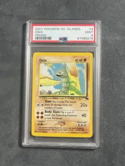 PSA 9 Southern Islands Onix 3/18 - Pokemon Promo 2001 - Image 1