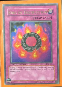 Yu-Gi-Oh TCG Ring of Destruction Pharaonic Guardian PGD-000 1st Edition VLP (ST) - Image 2
