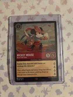 Disney Lorcana Mickey Mouse Brave Little Tailor 115/204 First Chapter Cold Foil - Image 5