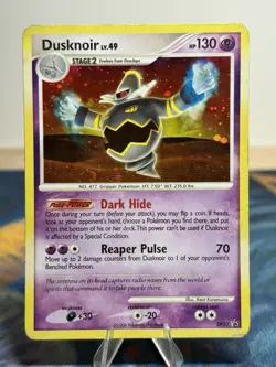 Dusknoir DP33 Diamond Pearl Holo Rare Black Star Promo Ghost Pokemon Card SWIRL - Image 1