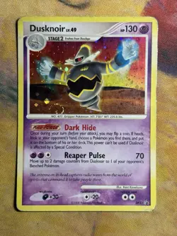 Dusknoir DP33 Diamond Pearl Holo Rare Black Star Promo Ghost Pokemon Card SWIRL - Image 2