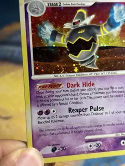Dusknoir DP33 Diamond Pearl Holo Rare Black Star Promo Ghost Pokemon Card SWIRL - Image 5