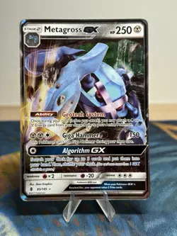 Metagross GX 85/145 SM Guardians Rising Full Art Ultra Rare Pokemon Card - Image 1