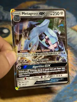 Metagross GX 85/145 SM Guardians Rising Full Art Ultra Rare Pokemon Card - Image 3