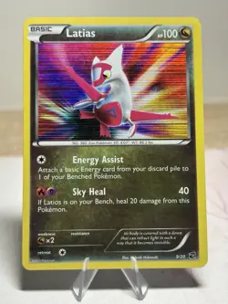 Latias Holo Rare Dragon Vault 9/20 2012 Black And White Pokemon Card - Image 1