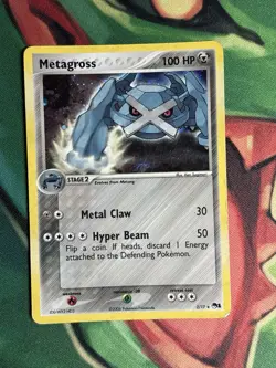 Metagross 2/17 Holo Rare POP Series 1 Ex Era Pokemon Card SWIRL - Image 2