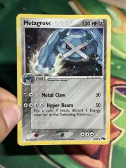 Metagross 2/17 Holo Rare POP Series 1 Ex Era Pokemon Card SWIRL - Image 3