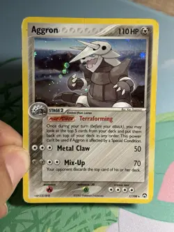 Aggron 1/108 Holo Rare 2007 Ex Power Keepers Pokemon Single Card Vintage HP - Image 3