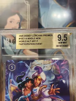 9.5 BGS Disney Lorcana A Whole New World Infinity Promo Card 10/C1 EN 1 Non Foil - Image 2
